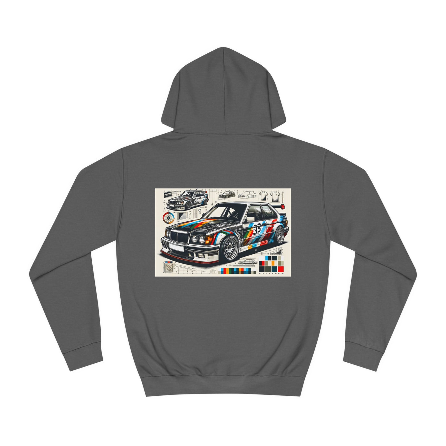 Unisex Hoodie im Deutschen Tourenwagen-Design