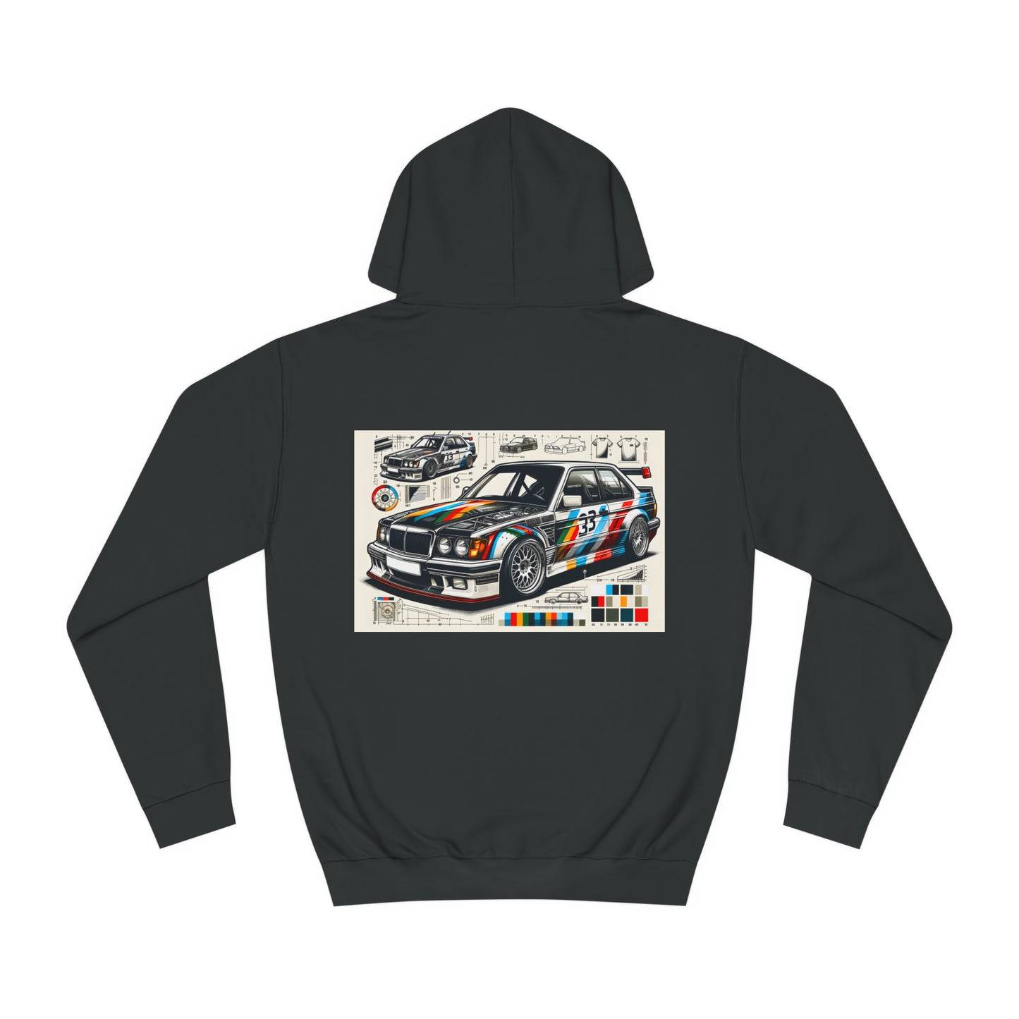 Unisex Hoodie im Deutschen Tourenwagen-Design